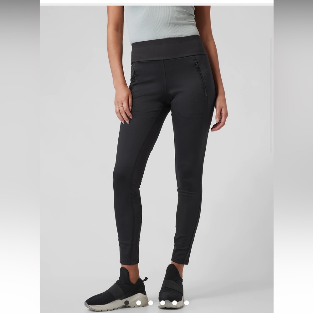 NWOT Athleta Peak hybrid fleece tight
